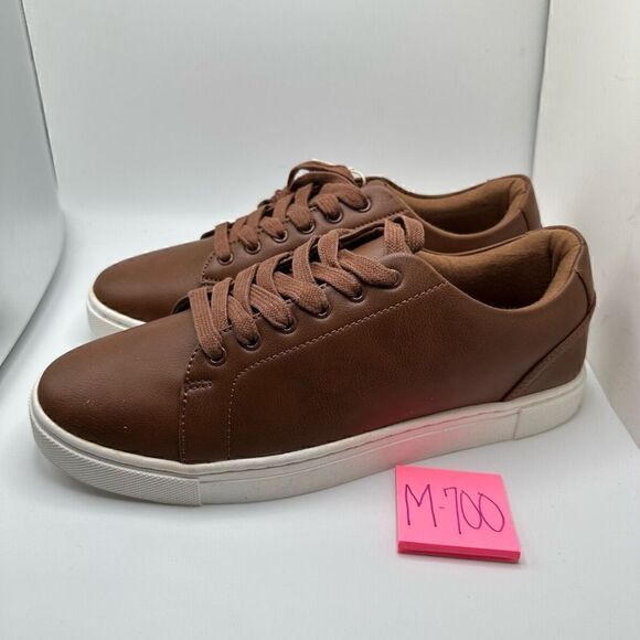 CUSHIONAIRE MENS lace up Sneaker +Comfort Foam 9 BROWN - MENS - Picture 3 of 7